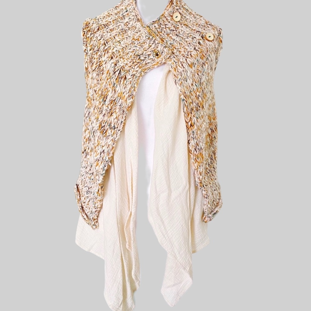 Anthropologie Multicolor Knit Cardigan